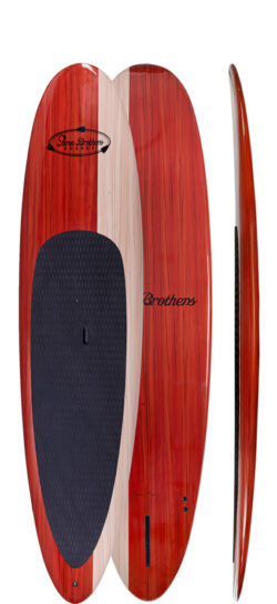 three brothers boards wood paddle boards 70-30 paddle board profile