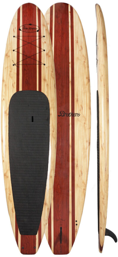 three brothers boards wood paddle boards doubleup paddle board profile