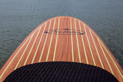 three brothers boards wood paddle boards cc on the water