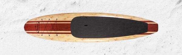 three brothers boards wood paddle boards double up on the sand