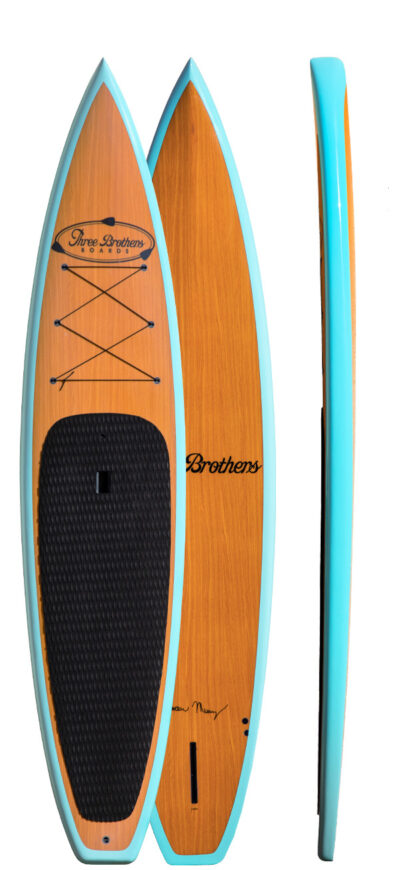 three brothers boards wood paddle boards rambler light in color