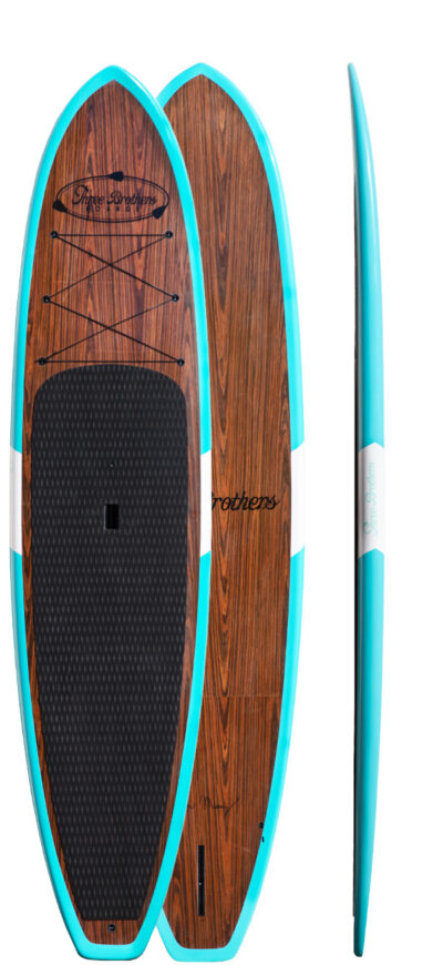 three brothers boards wood paddle boards tough in teak